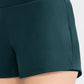 Rise And Grind Wide Waistband Sports Shorts with Pockets
