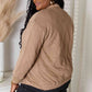 Heimish Chill Mode Zip-Up Jacket with Pockets in Mocha
