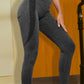 The Smoothie Bar Wide Waistband Sports Leggings in Charcoal