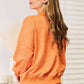 Basic Bae Spice Of Life Dropped Shoulder Sweatshirt in Pumpkin