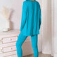 Basic Bae Ready To Unwind V-Neck Soft Rayon Long Sleeve Top and Pants Lounge Set