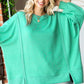 First Love Mint Conviction Exposed Seam Blouse