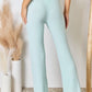 RISEN All Day Mint High Waist Ultra Soft Knit Flare Pants